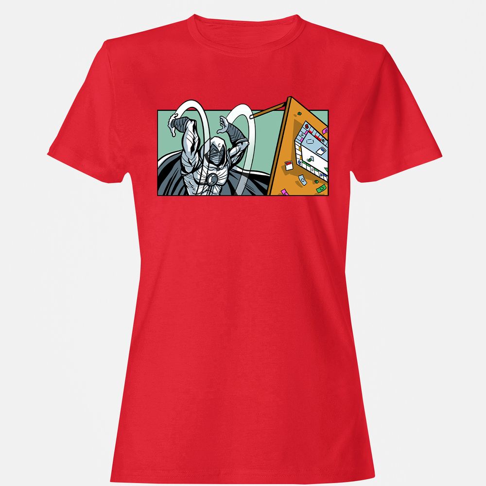 Women's T-Shirt - QJKFF7P1 - Red - 13