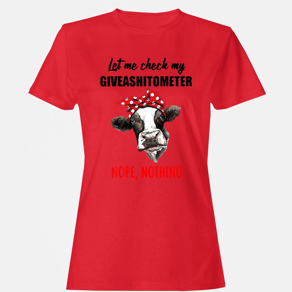 Women's T-Shirt - 9C3RLH9U - Red - 13