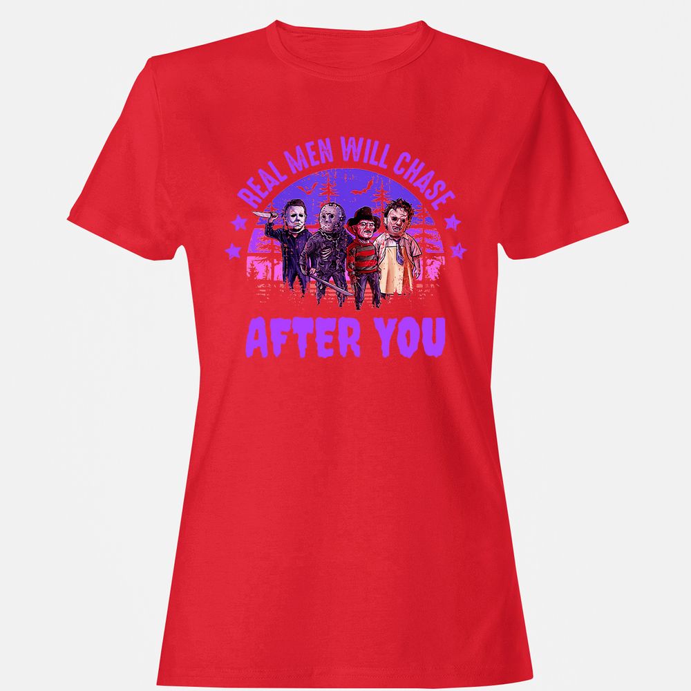 Women's T-Shirt - F5UVZCLX - Red - 13