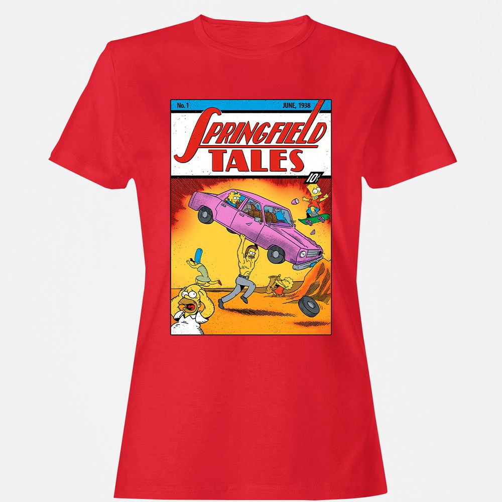 Women's T-Shirt - 7YJQMF7T - Red - 13