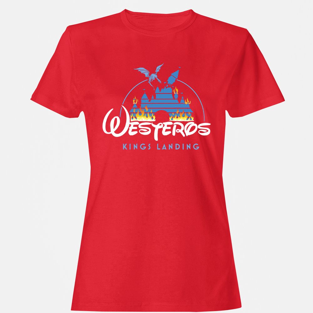 Women's T-Shirt - CHARGPJ9 - Red - 13