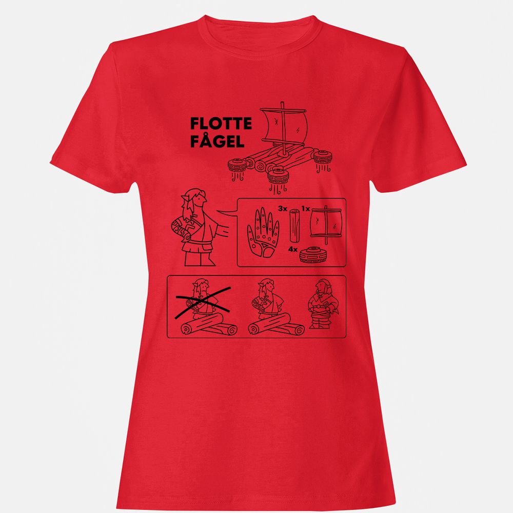 Women's T-Shirt - 3WZLPV9F - Red - 13