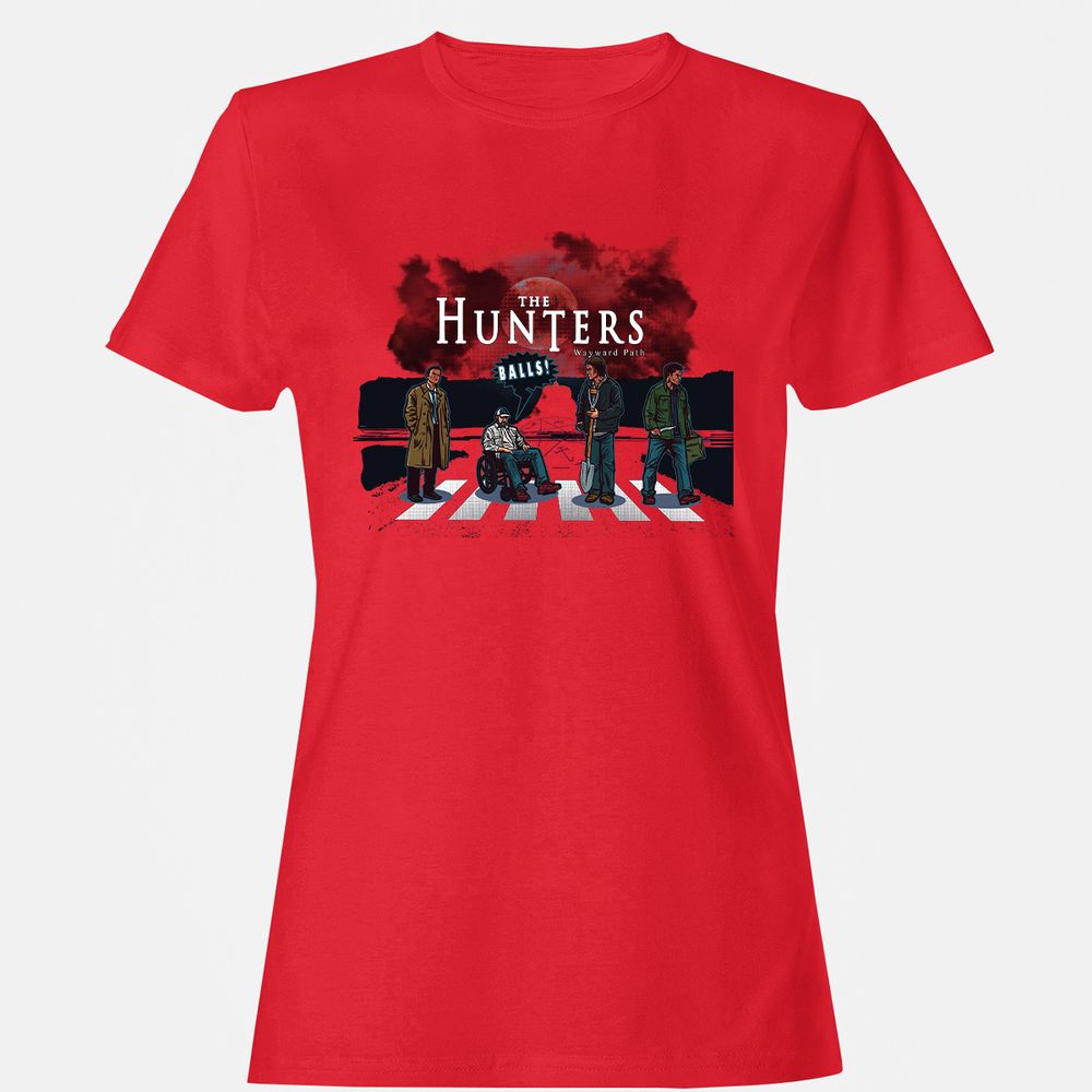 Women's T-Shirt - E6RH3PVZ - Red - 13