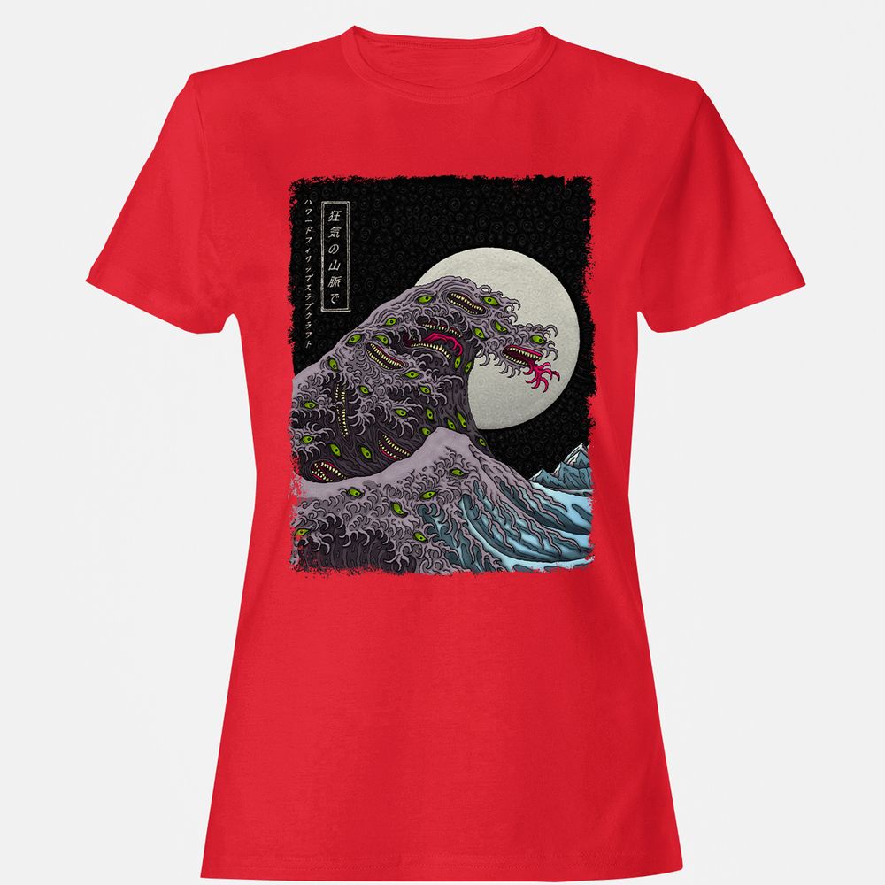 Women's T-Shirt - 4XJ9M66N - Red - 13