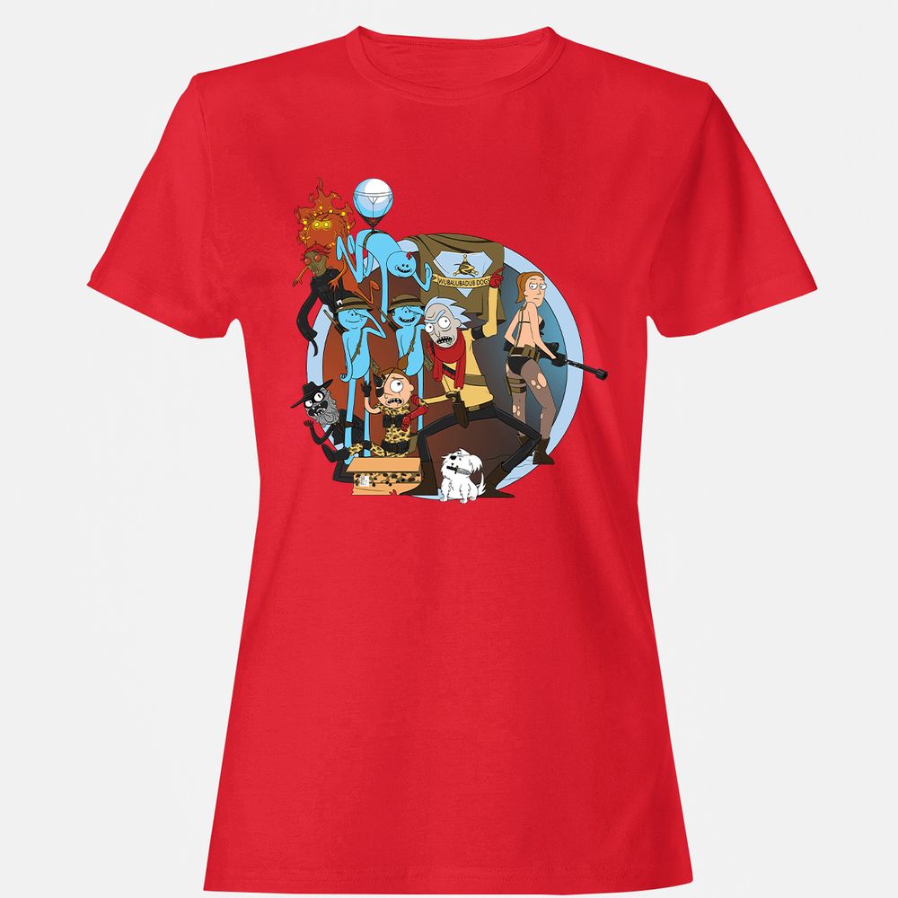 Women's T-Shirt - Z4J5AR9Z - Red - 13