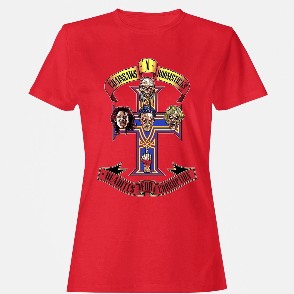 Women's T-Shirt - ANFNEJMH - Red - 13