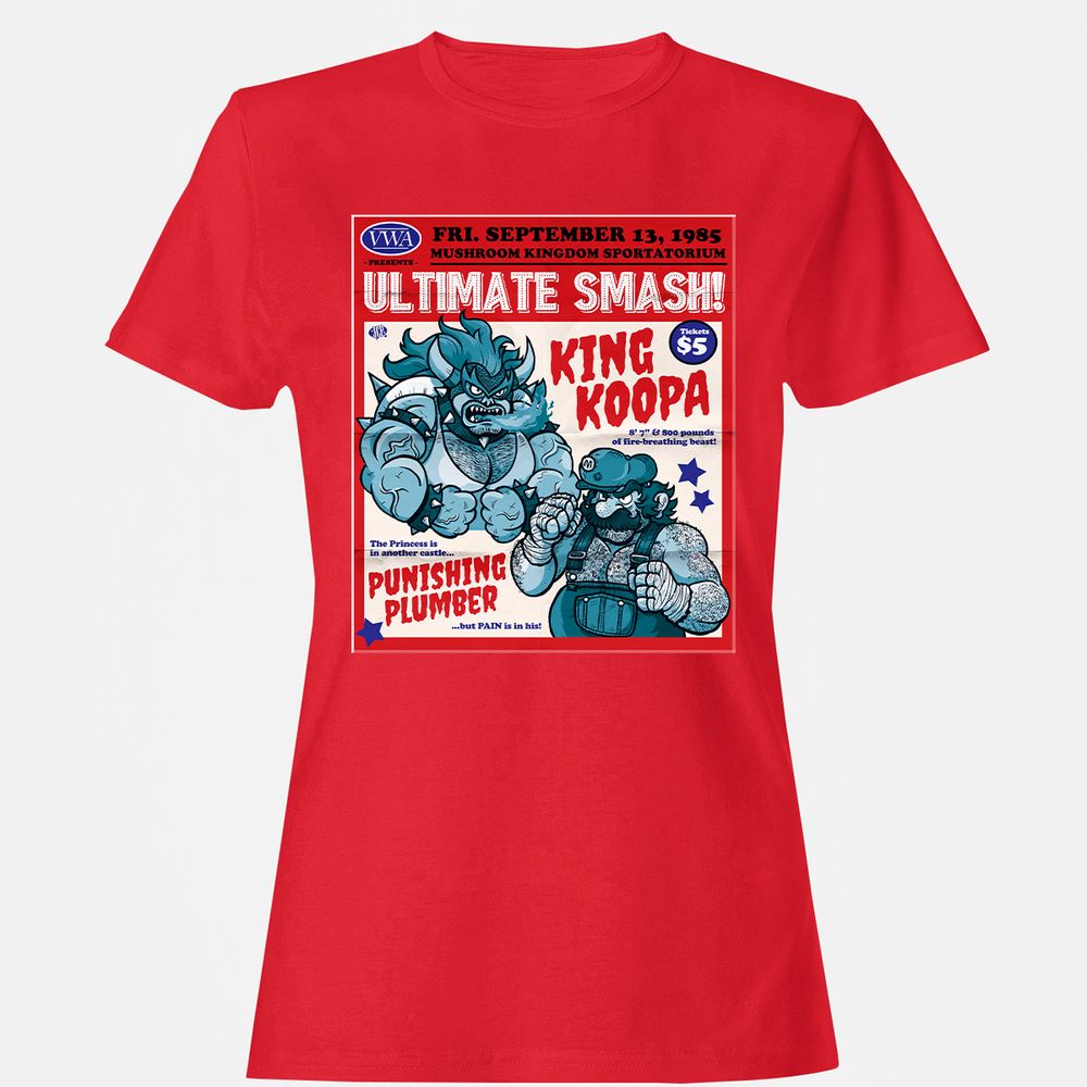 Women's T-Shirt - QTL9RFM3 - Red - 13