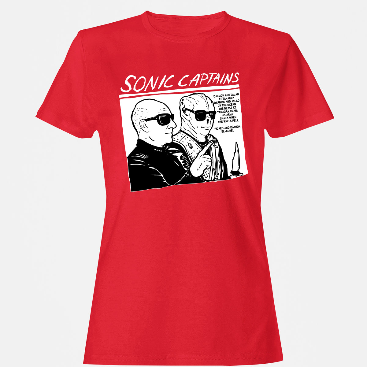 Women's T-Shirt - 828X1VUV - Red - 13