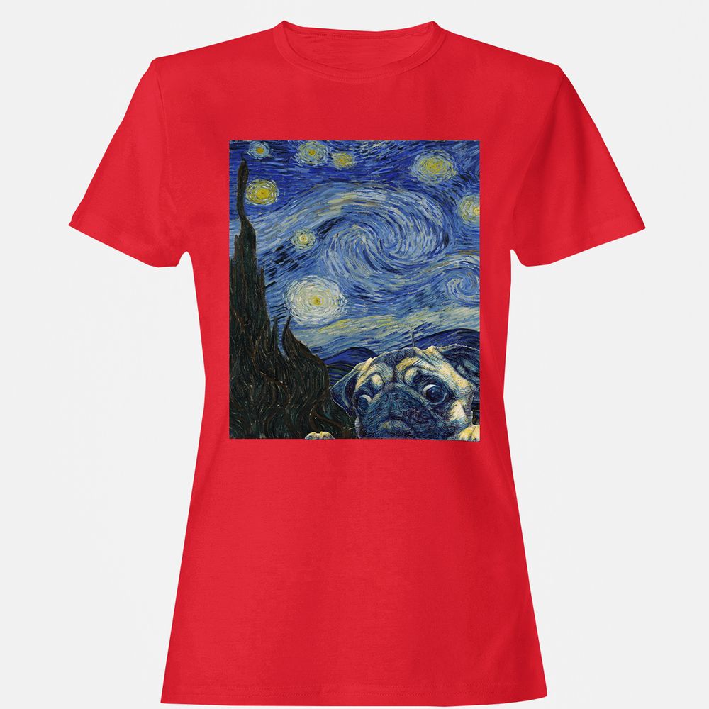 Women's T-Shirt - XV9HFZL1 - Red - 13