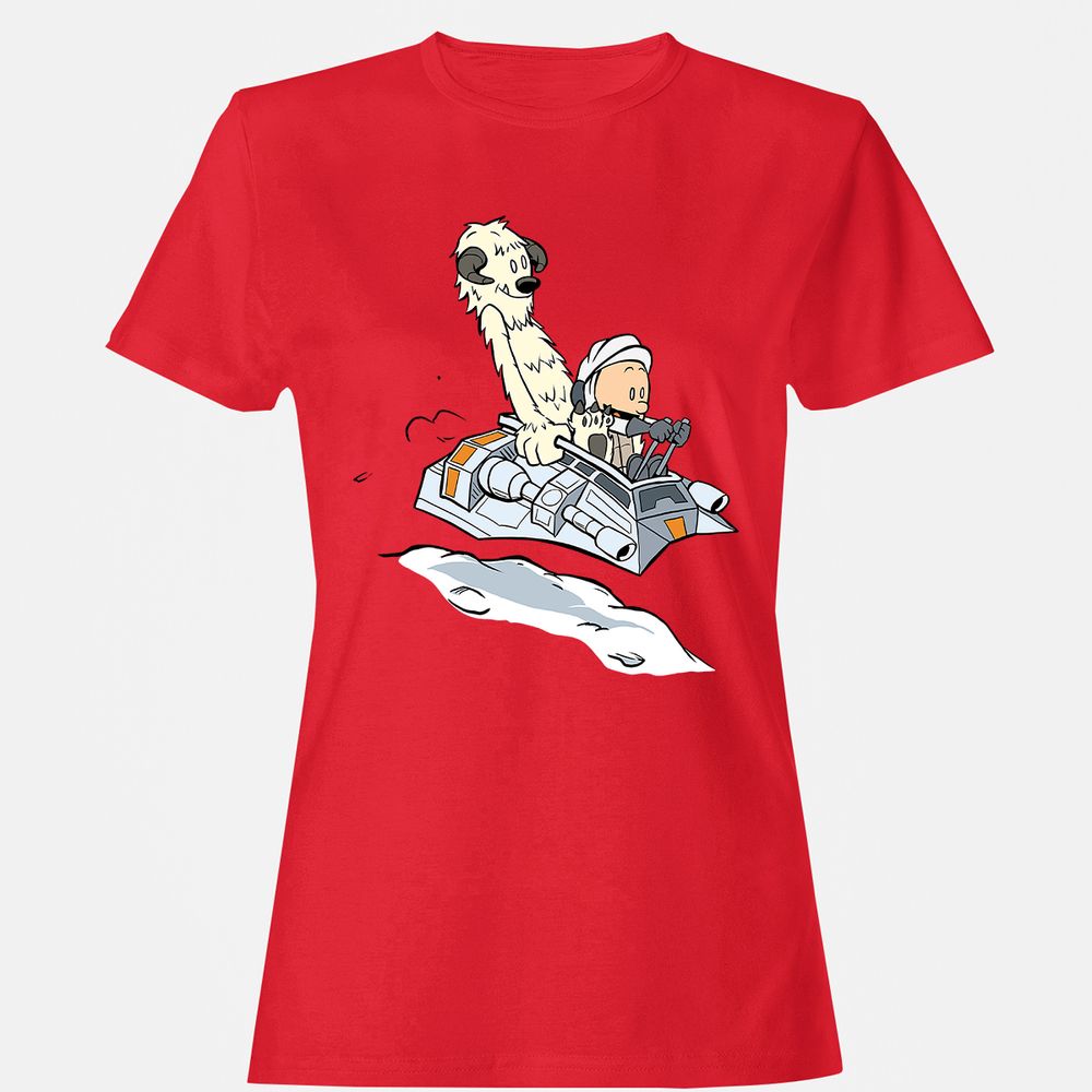 Women's T-Shirt - XGZ7QVV4 - Red - 13