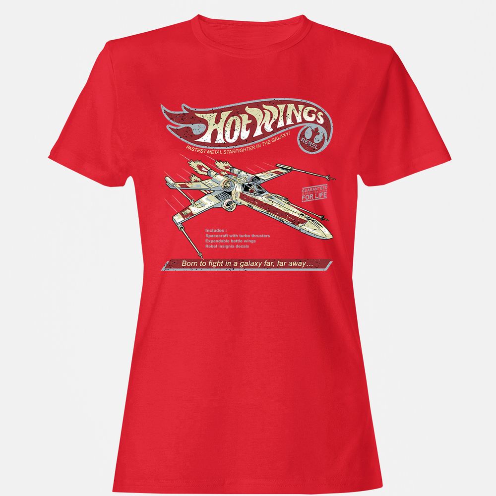 Women's T-Shirt - HQQXMWPG - Red - 13