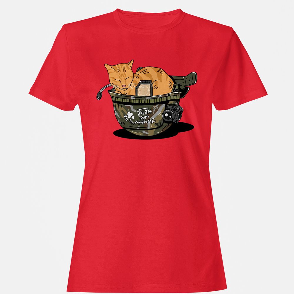 Women's T-Shirt - Q2PHNE9G - Red - 13