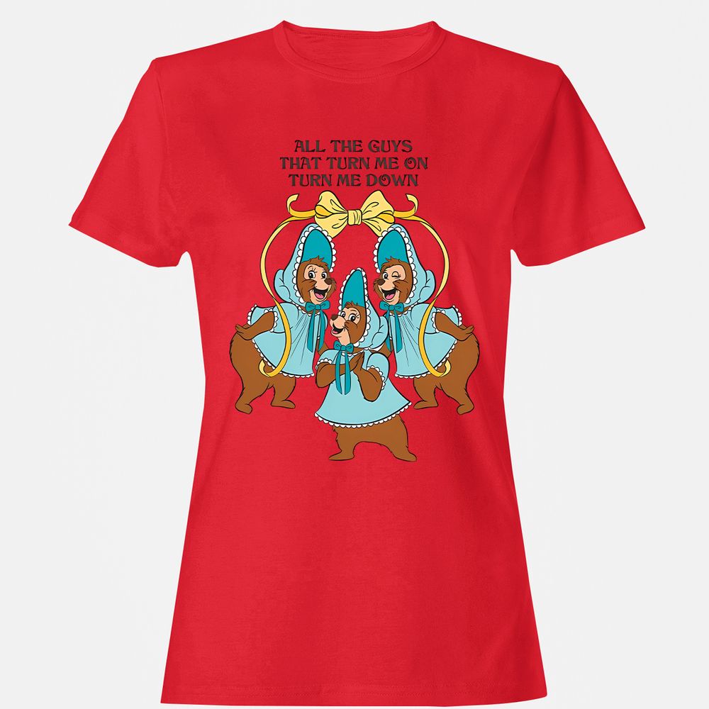 Women's T-Shirt - EU7HD1KR - Red - 13