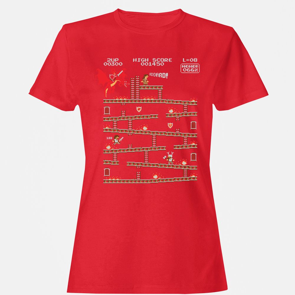 Women's T-Shirt - 2PFSASYE - Red - 13