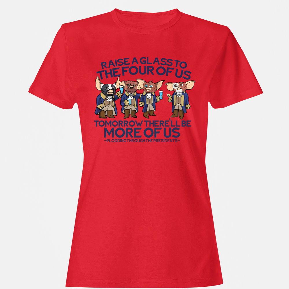 Women's T-Shirt - YZAZG8U2 - Red - 13