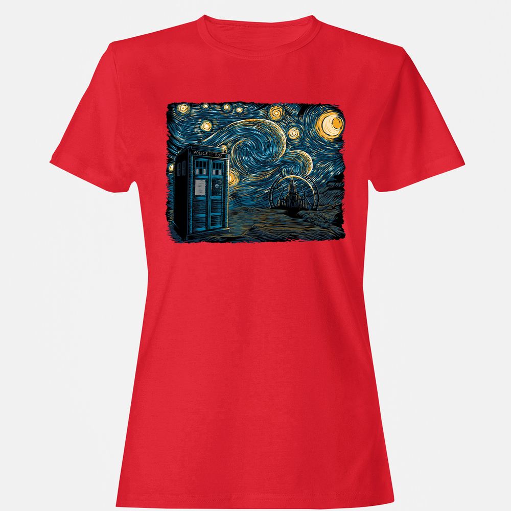 Women's T-Shirt - XAXQBYWX - Red - 13