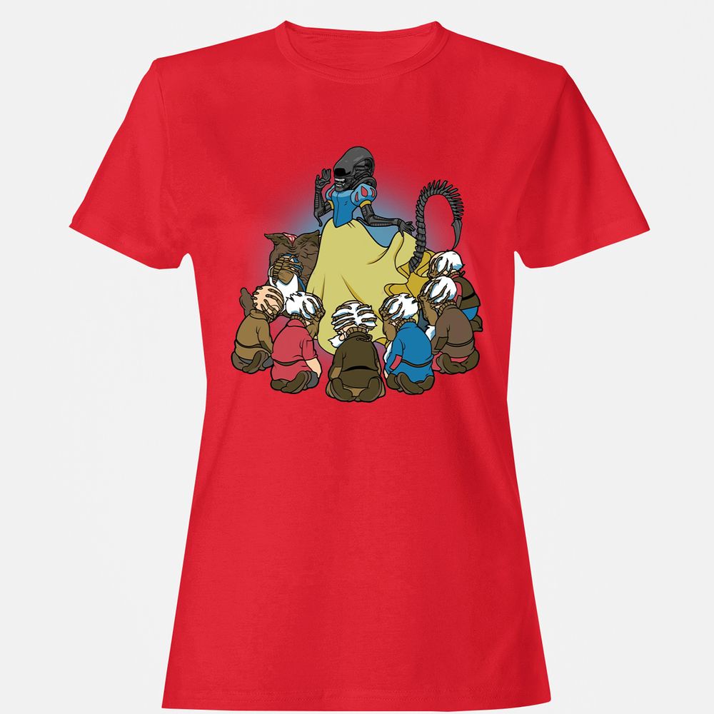 Women's T-Shirt - UXGBUJS8 - Red - 13