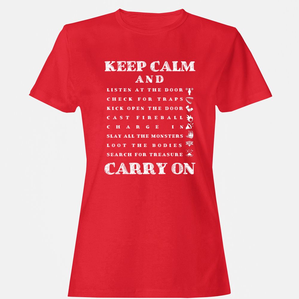 Women's T-Shirt - ZK1RTQLH - Red - 13