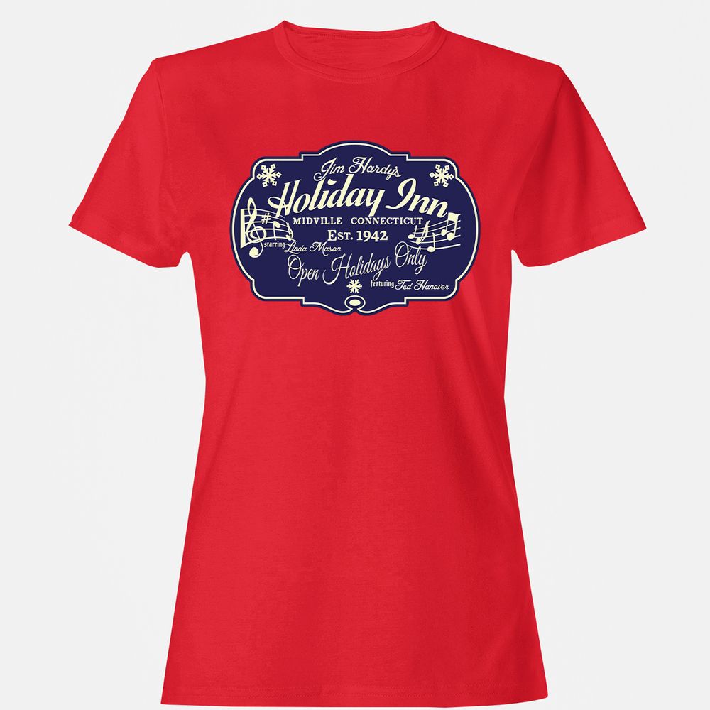 Women's T-Shirt - 2P6BVF4X - Red - 13