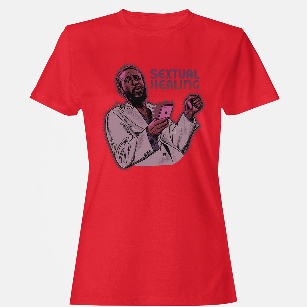 Women's T-Shirt - ELVJAS2D - Red - 13
