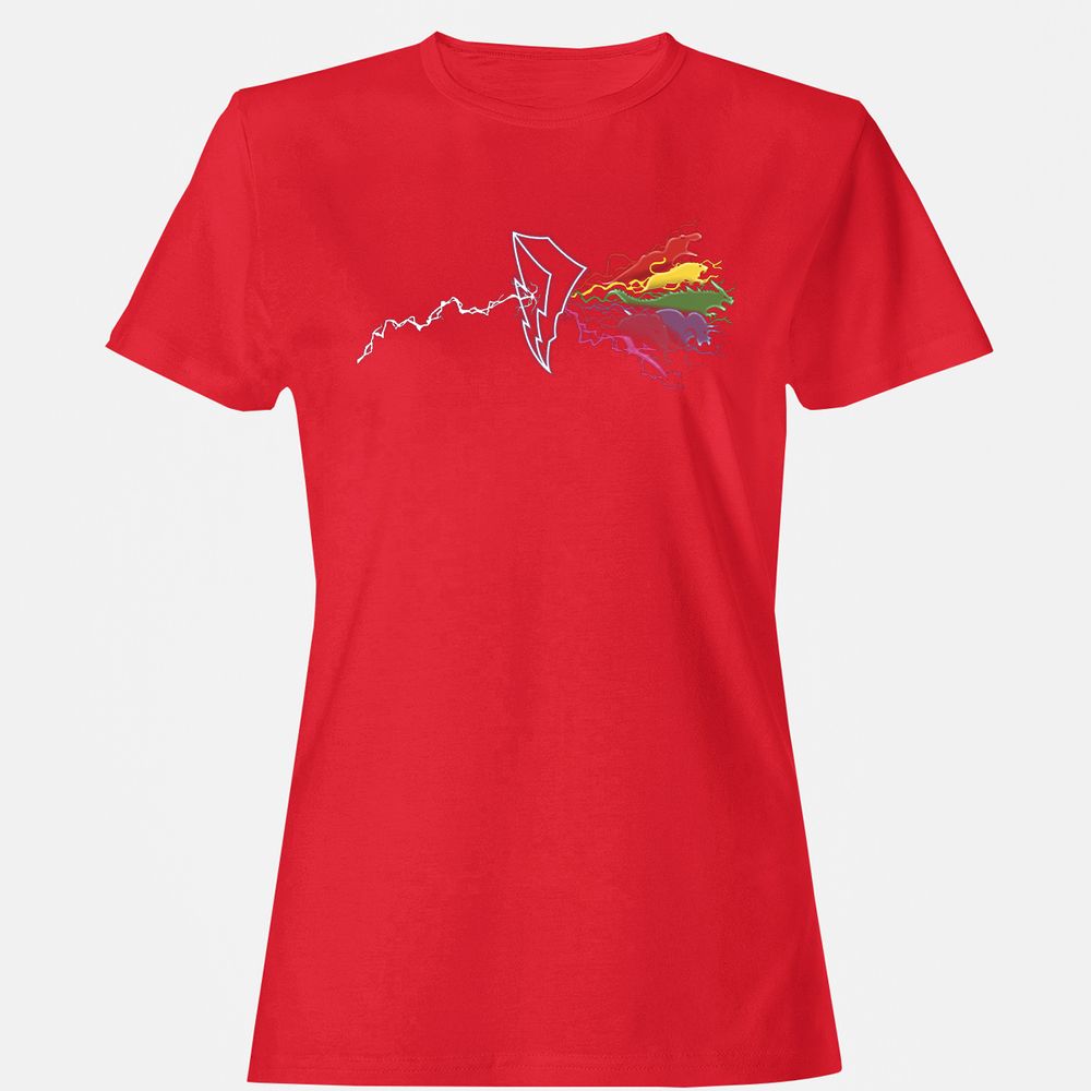 Women's T-Shirt - 61XH5W78 - Red - 13