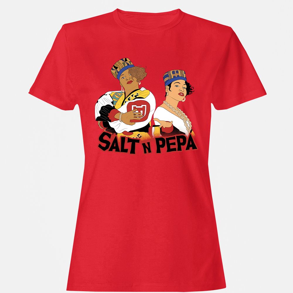 Women's T-Shirt - White - Red - 13