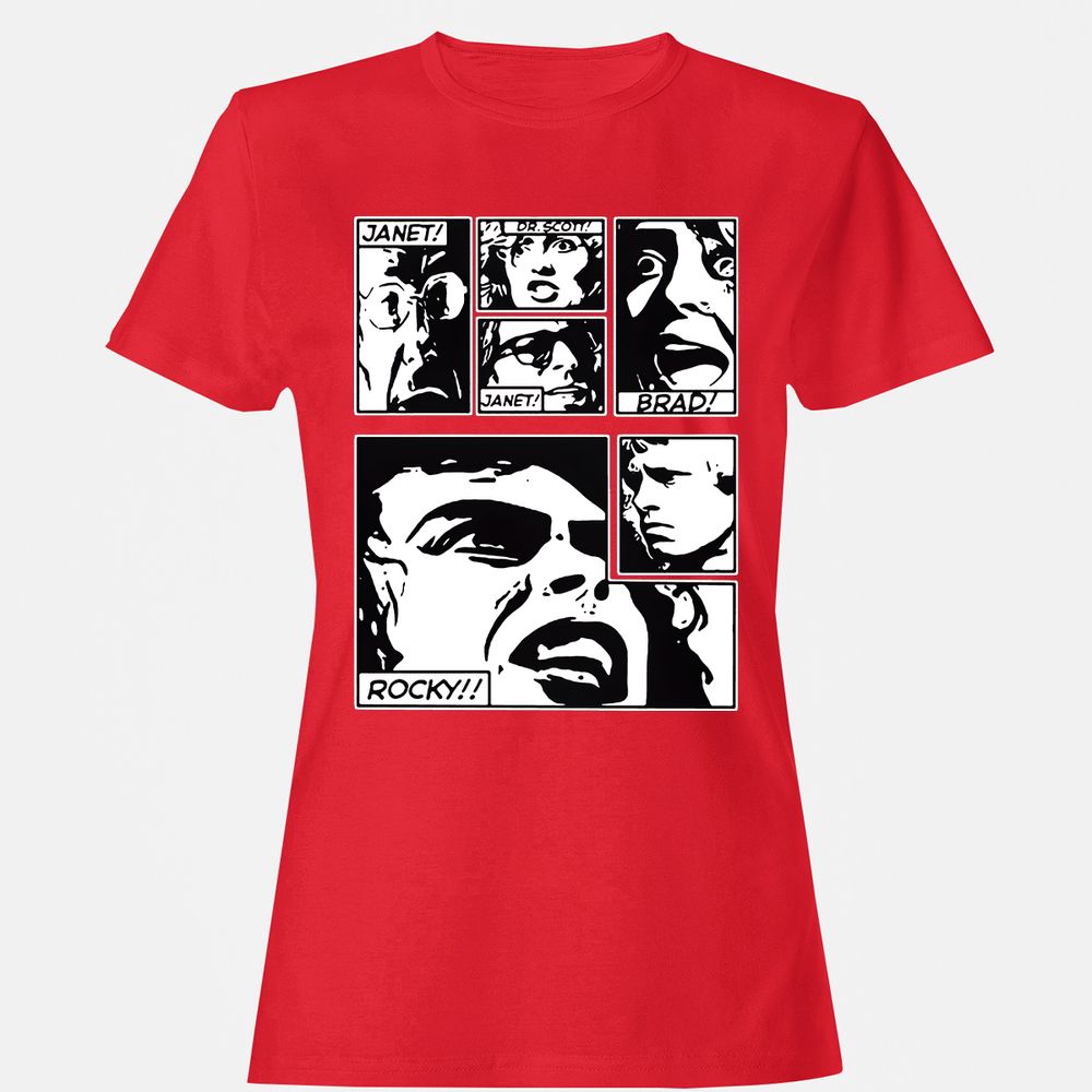 Women's T-Shirt - 5QGZ3CJH - Red - 13