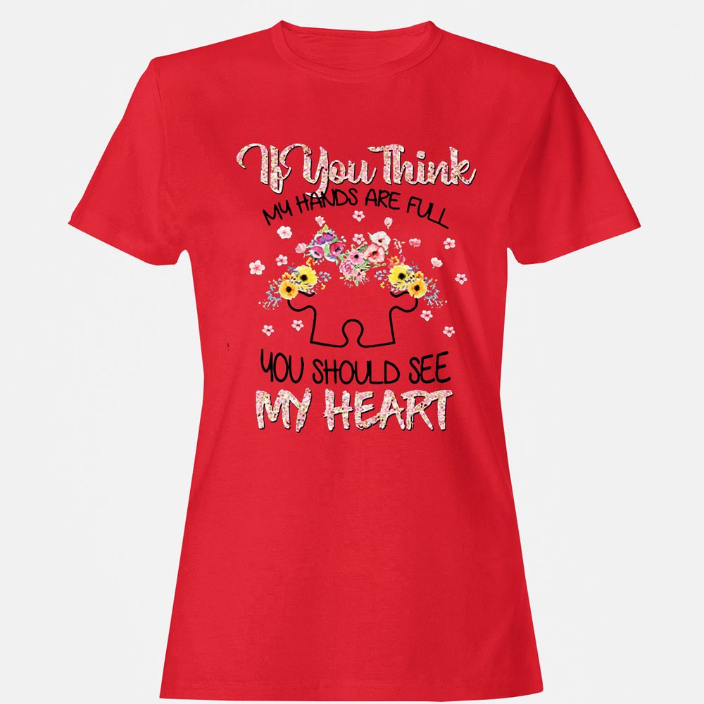 Women's T-Shirt - 1KYVQDDQ - Red - 13
