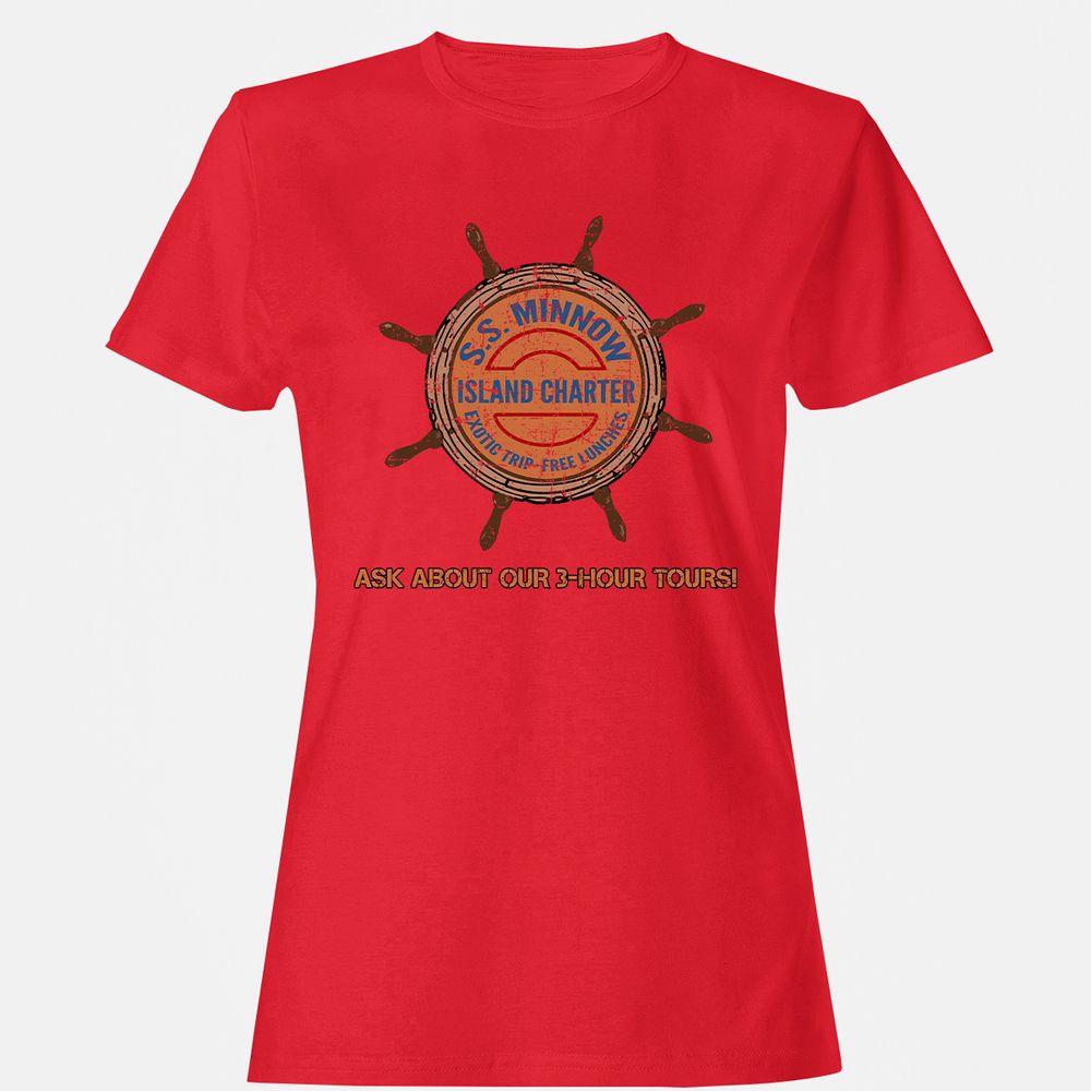 Women's T-Shirt - ZAHDH8EL - Red - 13