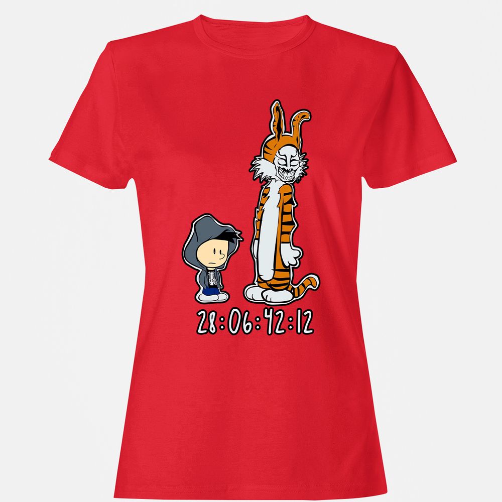 Women's T-Shirt - 46XUCS86 - Red - 13