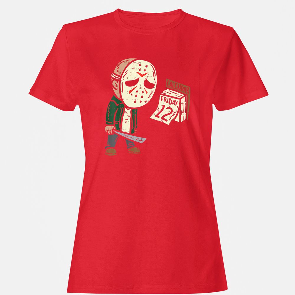 Women's T-Shirt - JCTFFW41 - Red - 13