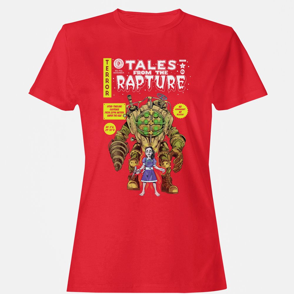 Women's T-Shirt - 96FZEA7Q - Red - 13