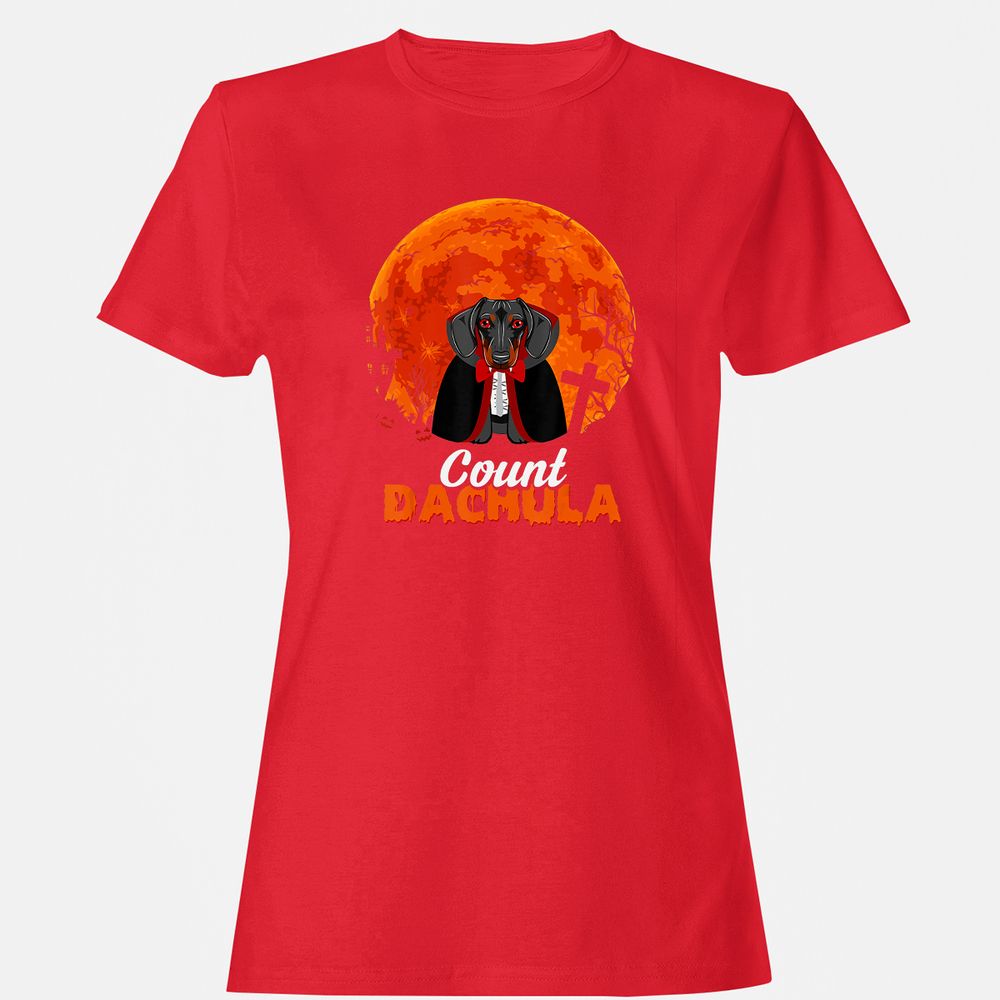 Women's T-Shirt - UFXZJDSA - Red - 13