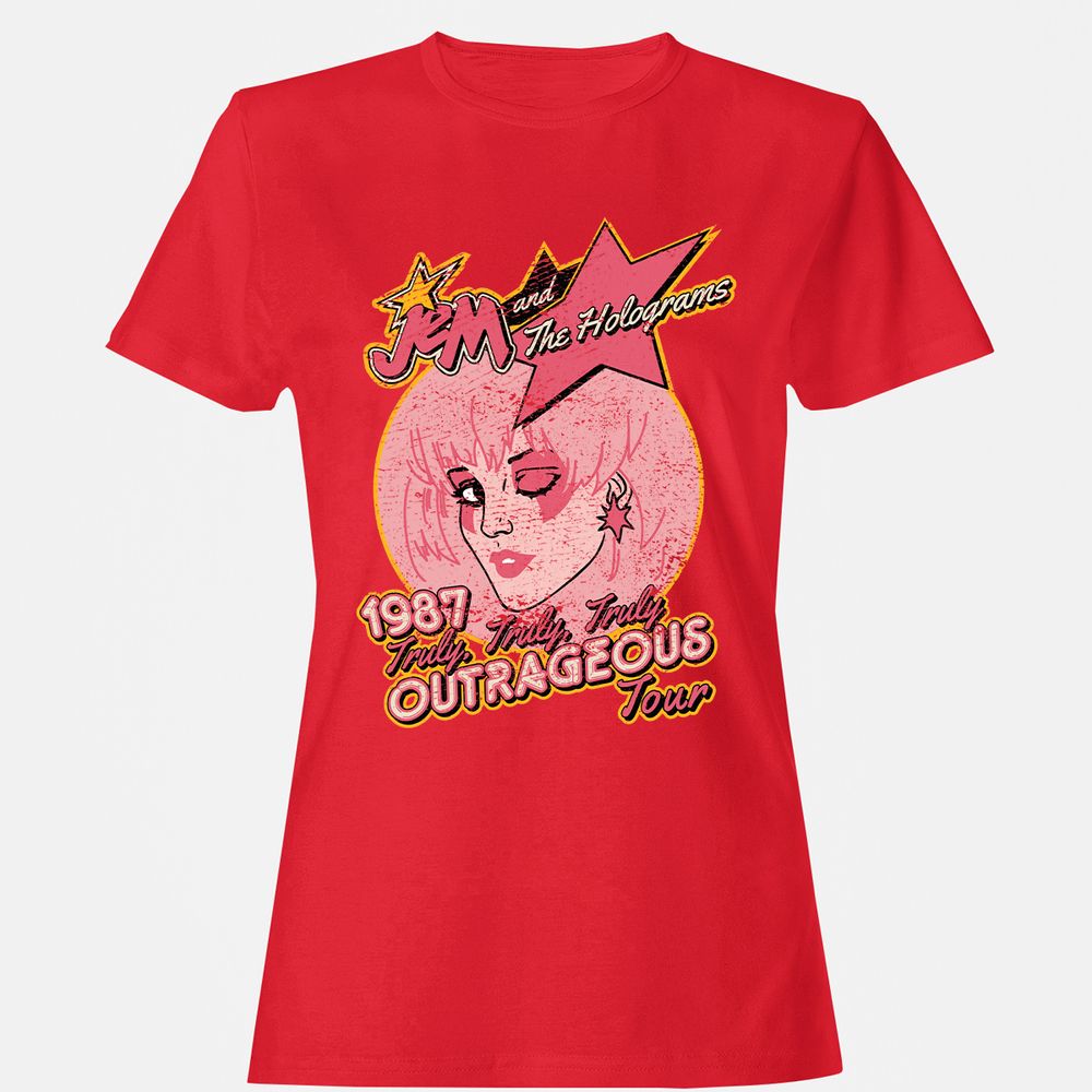Women's T-Shirt - 3P8CNW6F - Red - 13