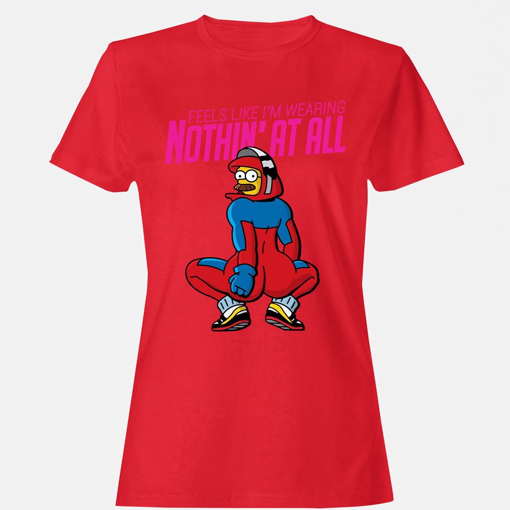 Women's T-Shirt - J917FZ2N - Red - 13