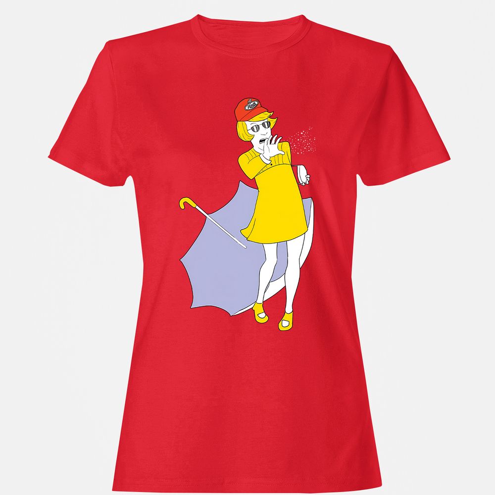 Women's T-Shirt - 657H72KX - Red - 13