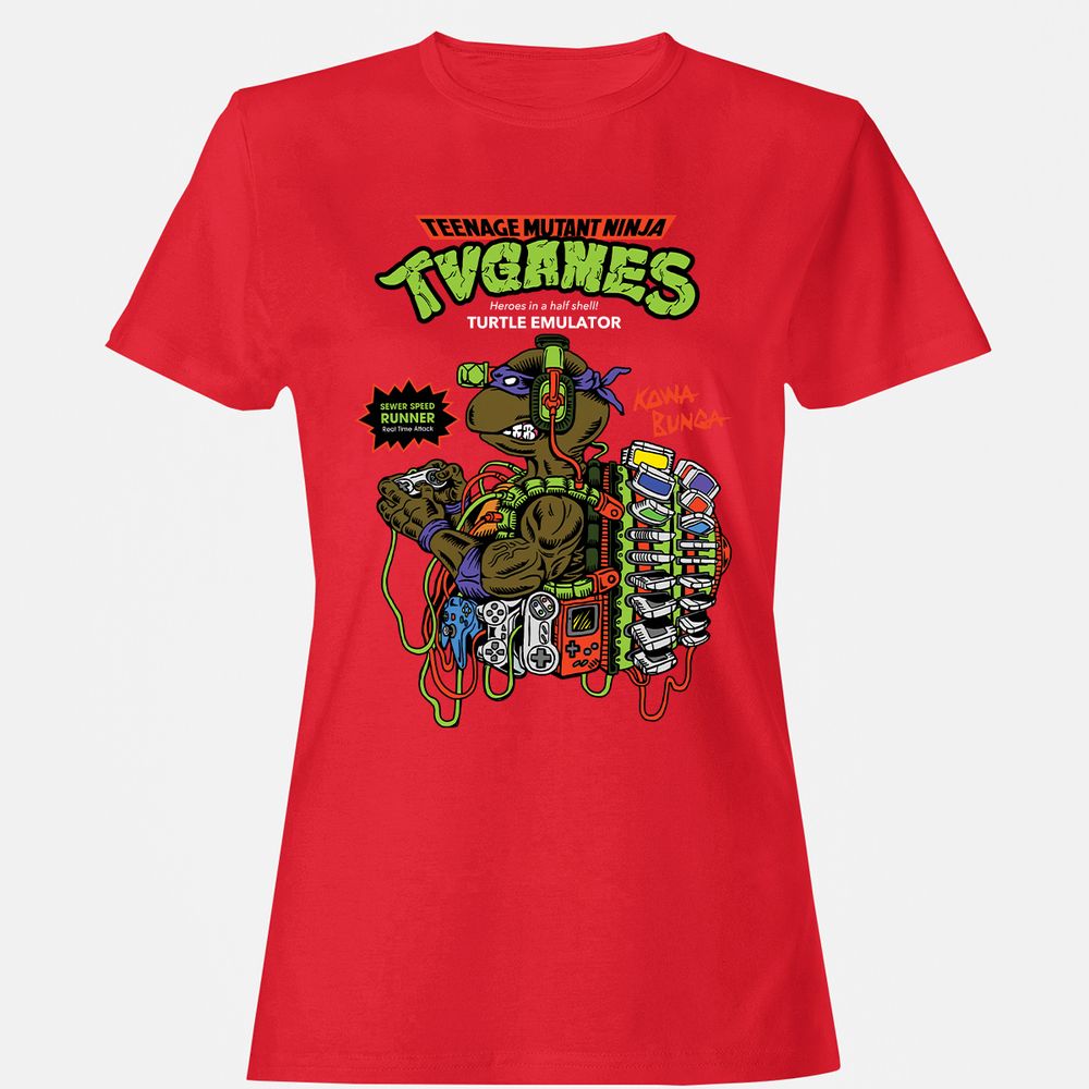 Women's T-Shirt - C85UCDN5 - Red - 13