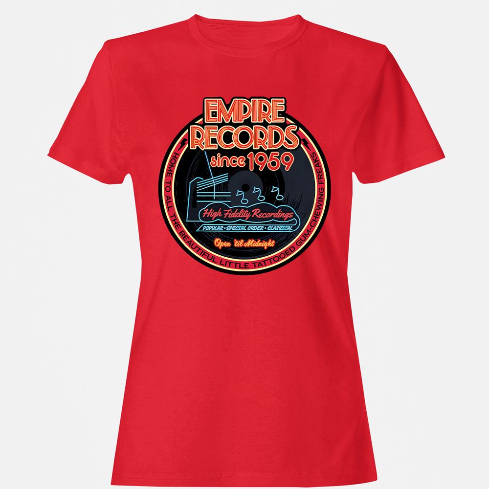 Women's T-Shirt - 7CZQT5XQ - Red - 13