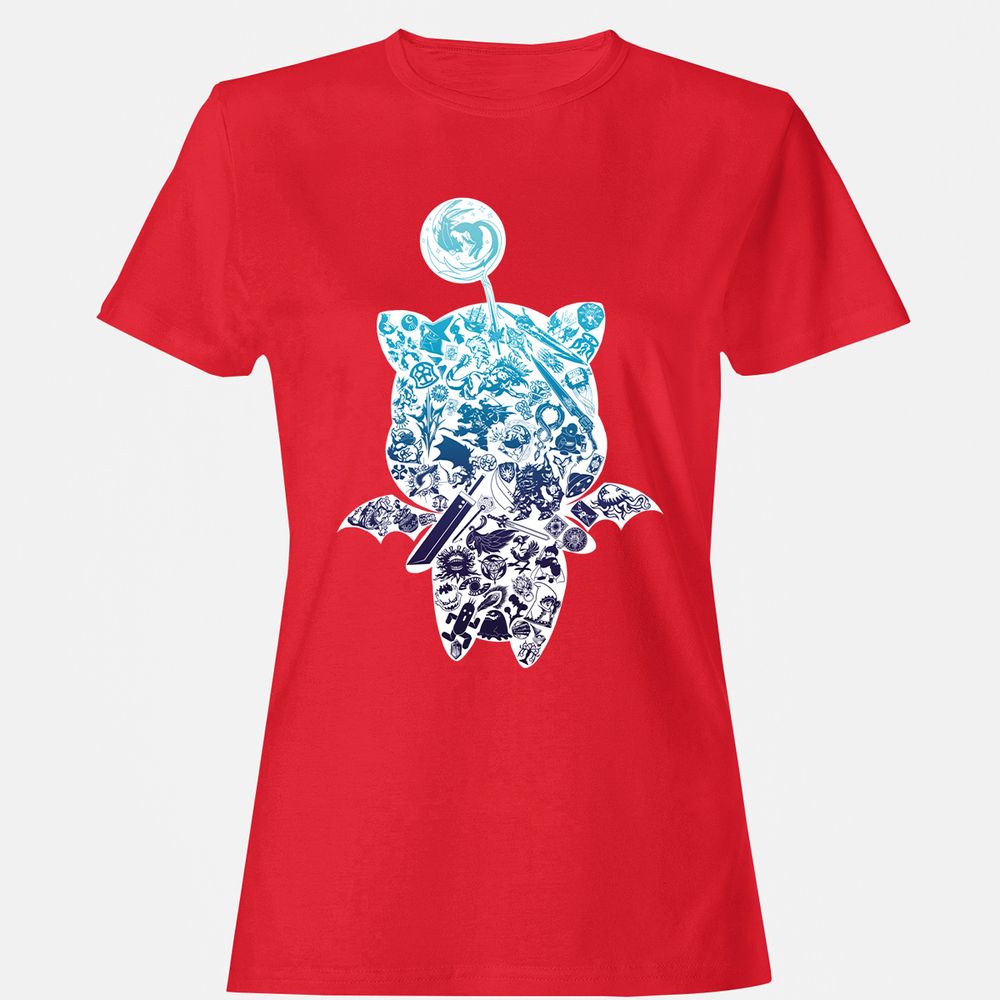 Women's T-Shirt - 3N7JRFHX - Red - 13