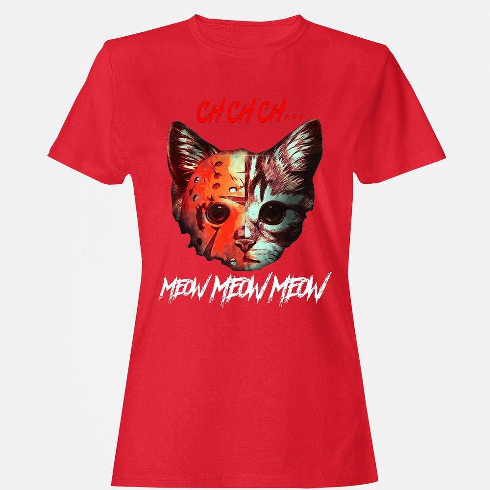 Women's T-Shirt - XCLMZN34 - Red - 13