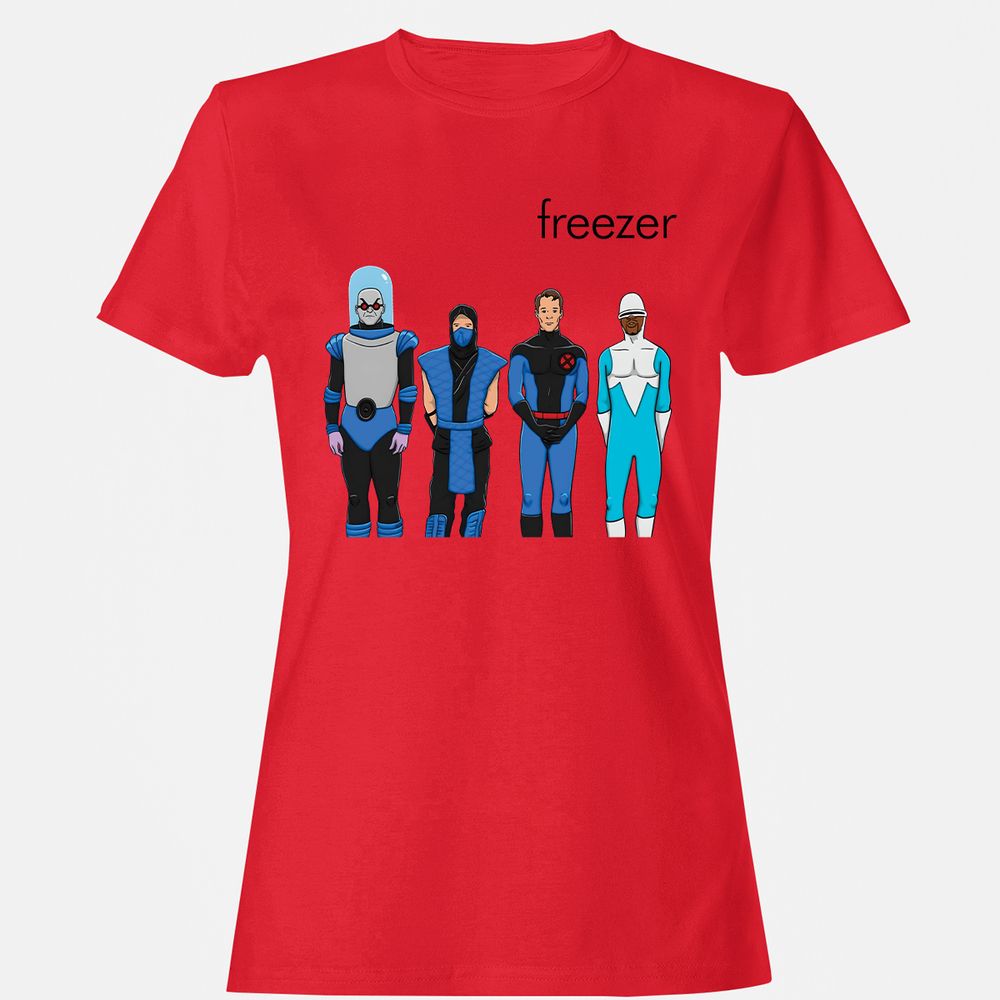 Women's T-Shirt - QSCT6XPG - Red - 13