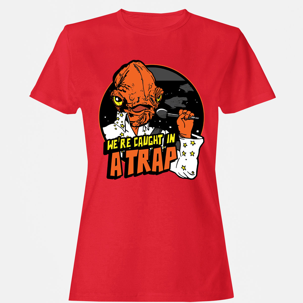 Women's T-Shirt - 7AVC4LGZ - Red - 13