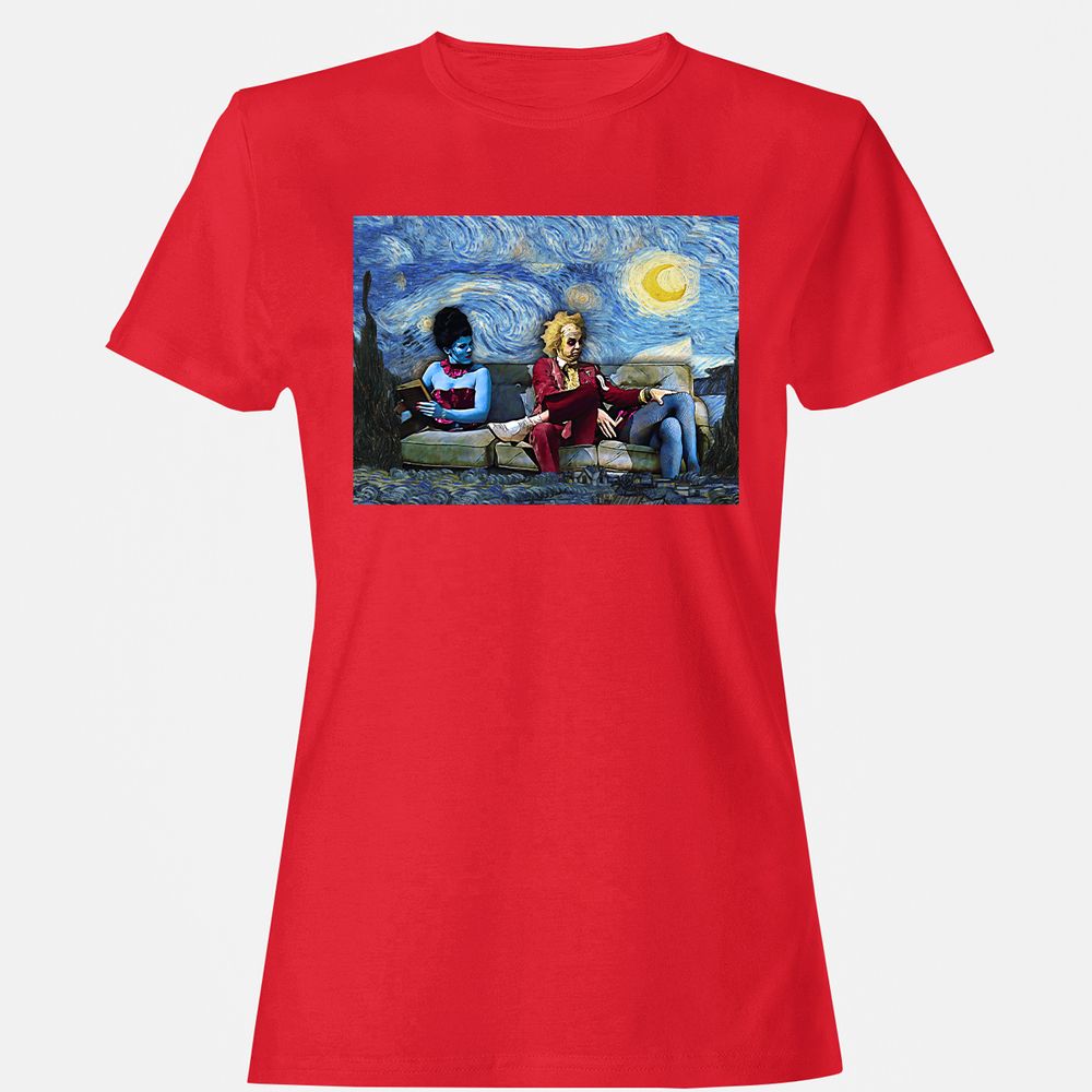 Women's T-Shirt - FB7PXHZ9 - Red - 13