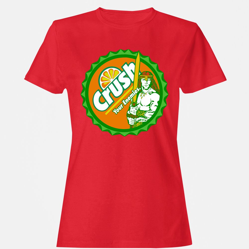 Women's T-Shirt - ALFGALQM - Red - 13