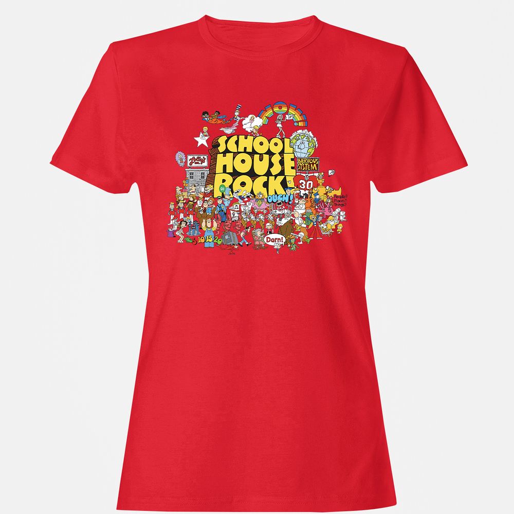 Women's T-Shirt - NJM8FB3B - Red - 13