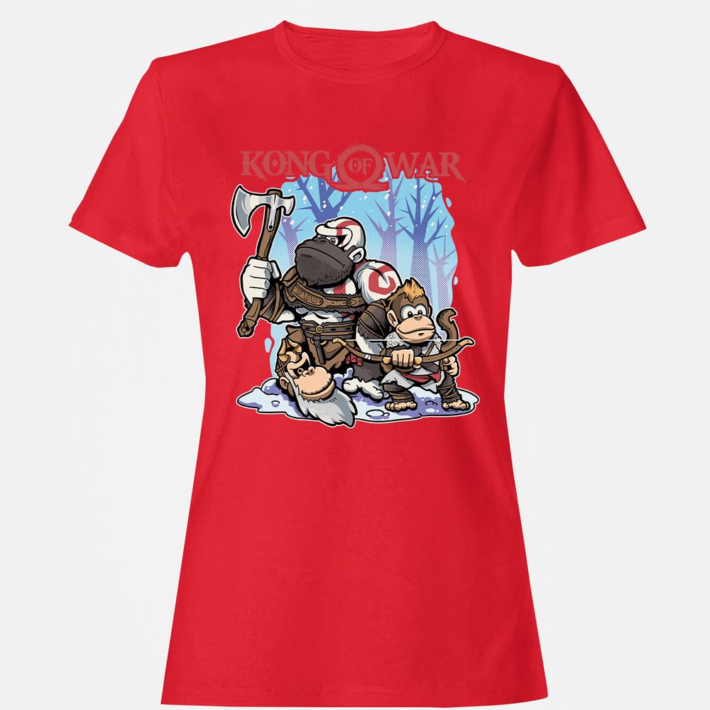 Women's T-Shirt - TD1NUJ6E - Red - 13