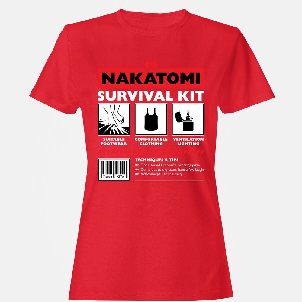 Women's T-Shirt - EXSJF7NN - Red - 13