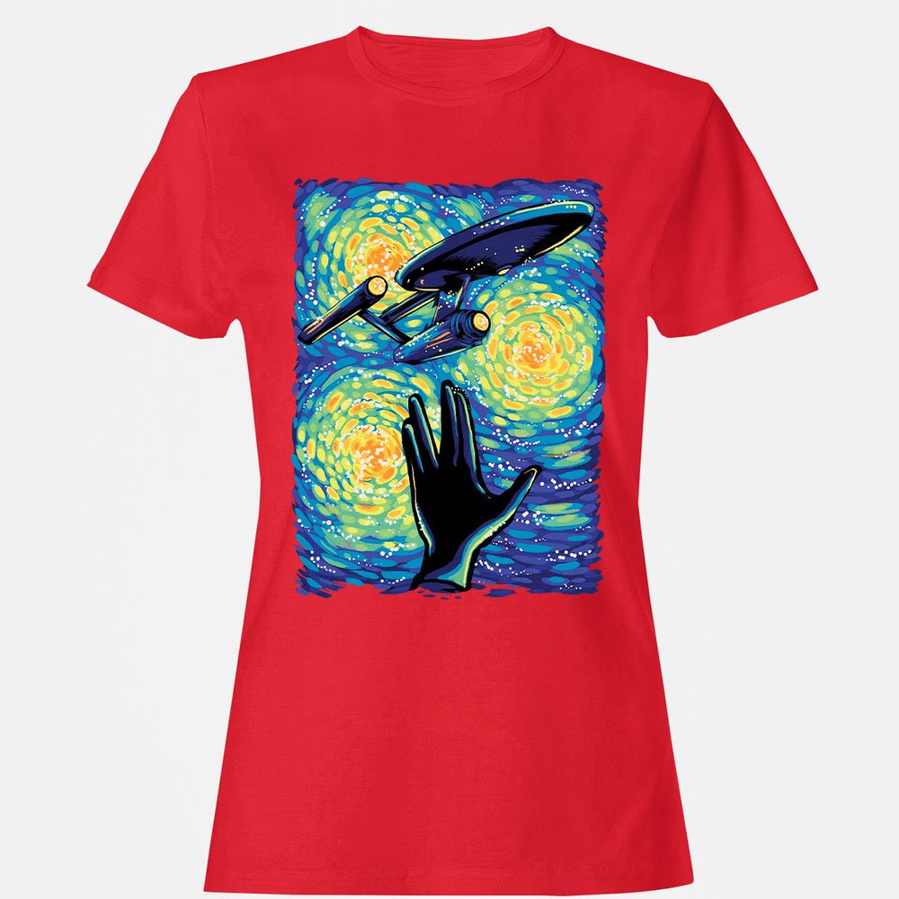 Women's T-Shirt - 8UNJM1QY - Red - 13