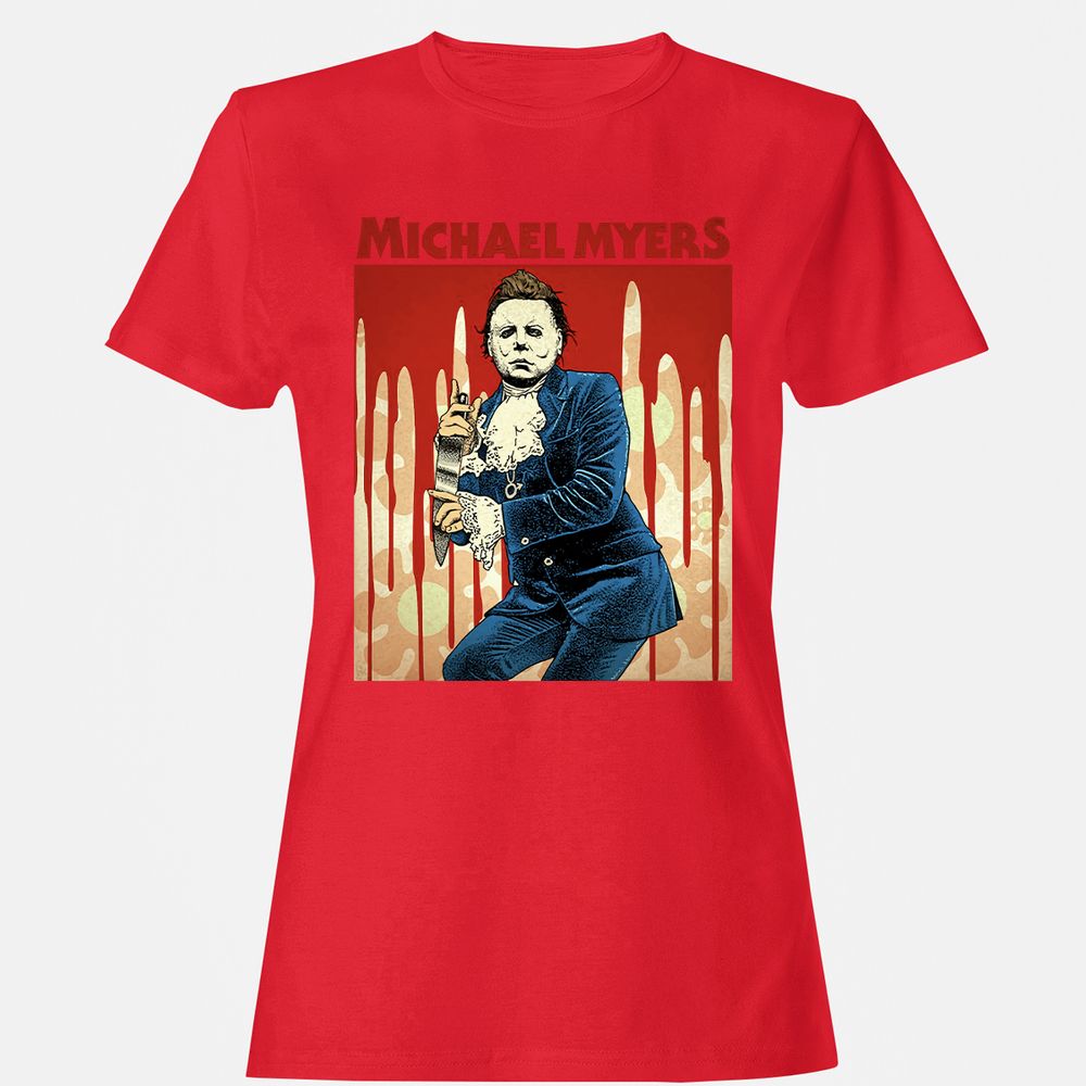 Women's T-Shirt - BT5GQTB9 - Red - 13