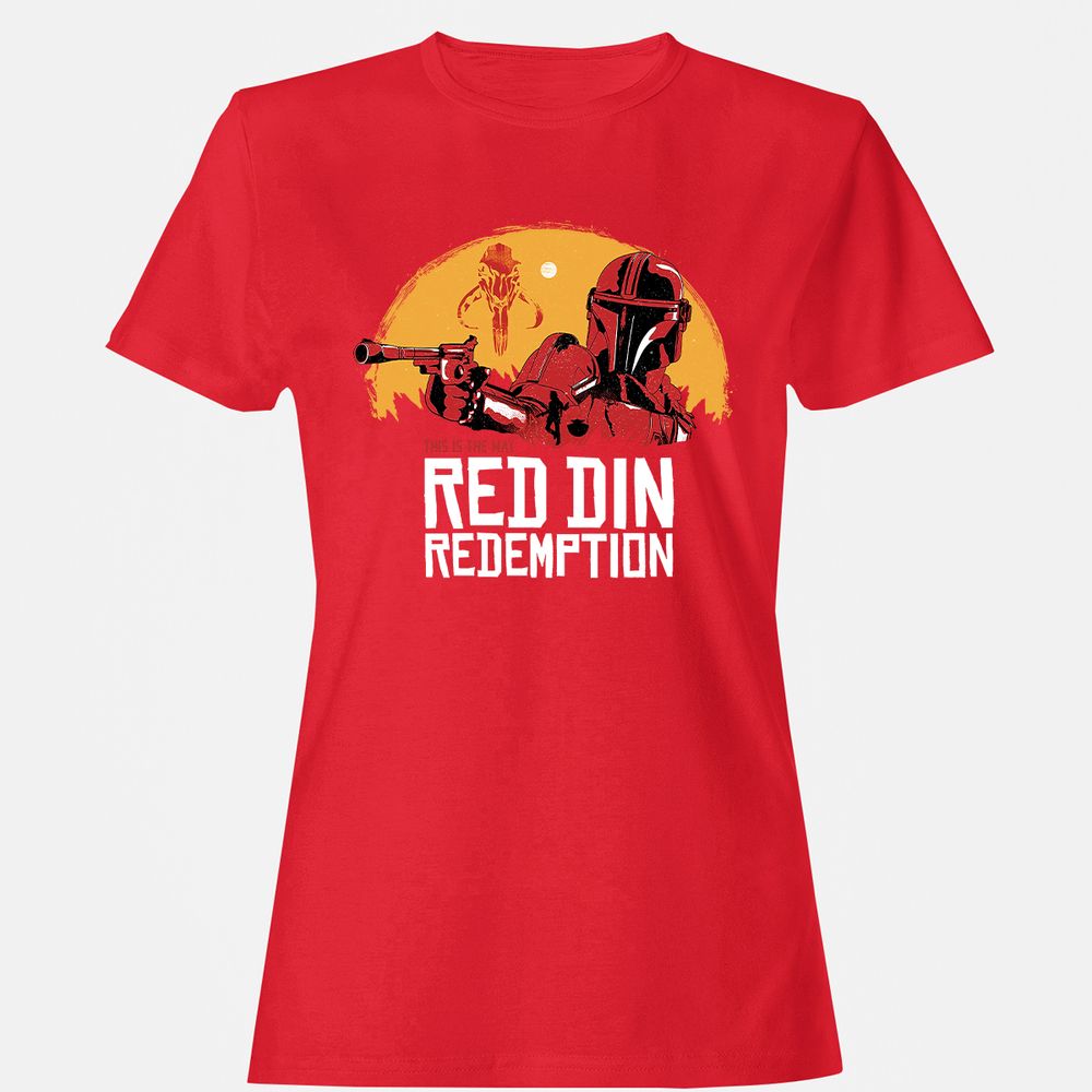 Women's T-Shirt - HWWJ3Y8U - Red - 13